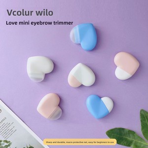 Mini rasoir à <span class=keywords><strong>sourcils</strong></span> design cœur tendance, outil de dermaplaning facial portable et indolore, <span class=keywords><strong>tondeuse</strong></span> à <span class=keywords><strong>sourcils</strong></span> de précision en acier inoxydable - Product Image 3