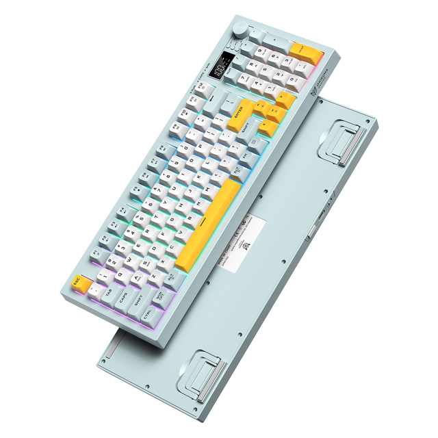 ONIKUMA G80 Mechanical Keyboard 94Key Oled Display Screen 2.4Ghz USB-C BT 5.0 Three Modes Suitable for Various Scenarios