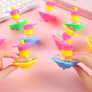 Bouncing Light Up Toy Spinner Toy pour enfants Battle Top en plastique avec lumière et musique Flash Led Spinning Top - Product Image 4