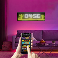 32128 Étanche APP Contrôle Magasins Signalisation Numérique IP65 Flexible Led Matrix Panneaux Publicité Extérieure Led Écran pour Magasins