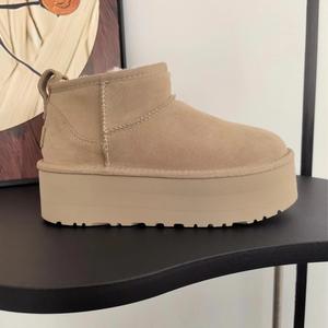 Botas de Nieve para Mujer 2026, Nuevas y Modernas con Suela Gruesa, Botines Cortos Sencillos con Forro Aislante de Algodón de 5cm - Product Image 3