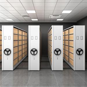 Archivador Móvil de Acero de 6 Niveles con Manivela, para Almacenamiento de Documentos de Oficina, con Cerradura - Product Image 3