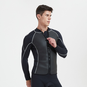 Traje <span class=keywords><strong>DE</strong></span> BUCEO <span class=keywords><strong>DE</strong></span> 3MM Top negro, diseño grueso dividido en relieve grueso, resistente al frío y cálido, protección <span class=keywords><strong>para</strong></span> surf <span class=keywords><strong>de</strong></span> barco <span class=keywords><strong>de</strong></span> motocicleta - Product Image 5