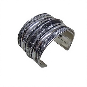 Wholesale Quality Handicrafts Brass Metal Silver Plated Cuff <b>Bracelet</b> Fashion Jewelry for Women Girls Fine Chain Link <b>Bracelets</b> - Product Image 1