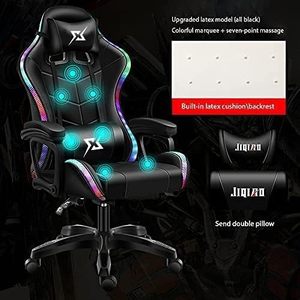 MOQ bajo Envío gratis Silla Gamer Silla <span class=keywords><strong>de</strong></span> juegos <span class=keywords><strong>de</strong></span> computadora barata Silla <span class=keywords><strong>de</strong></span> juegos <span class=keywords><strong>de</strong></span> carreras ajustable <span class=keywords><strong>de</strong></span> computadora con RGB y masaje - Product Image 6