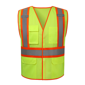 Xây Dựng Hi VIS An Toàn Phản Quang <span class=keywords><strong>Vest</strong></span> Với Biểu Tượng Tùy Chỉnh An Ninh Làm Việc <span class=keywords><strong>Vest</strong></span> Với Phản Xạ - Product Image 3