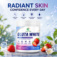 Poudre de Glutathion Gluta White Marque Blanche avec Vitamine C et Acide Hyaluronique pour Éclaircissement de la Peau, Antioxydant, Beauté pour Adultes 300g