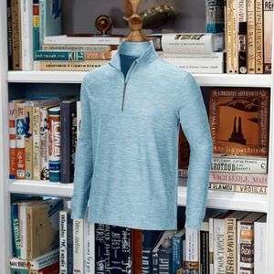 เสื้อฮู้ดผู้ชายลำลองแบบสปอร์ต ซิปครึ่งตัว ทรงปกติ ผ้าเจอร์ซีย์ สีพื้น ระบายอากาศได้ดี มีฮู้ด คอปก สำหรับฤดูใบไม้ร่วง เหมาะสำหรับเล่นกอล์ฟ - Product Image 3