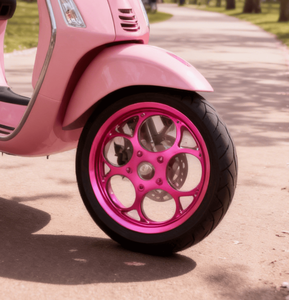 Jantes en aluminium gravées CNC pour VESPA - 12*3.0J Avant/Arrière, jantes personnalisées légères, résistantes aux climats tropicaux - Product Image 3