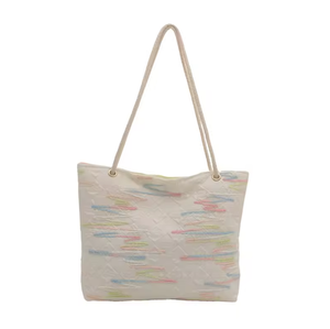 Bolsa grande de lona ecológica para mujer 2026, bolsa de compras de gran capacidad, bolso de mano para compras - Product Image 4