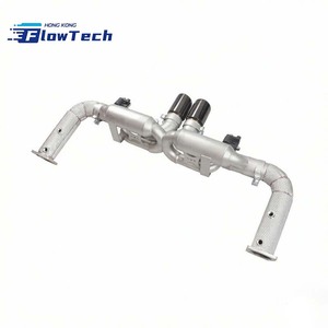 Sistema de Escape Catback con Válvulas de Acero Inoxidable T304 para Porsche 991.1/991.2 Turbo S 3.8L Twin-Turbo con Tubo en X/Control Remoto - Product Image 5