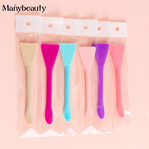 Brosse Applicateur de <span class=keywords><strong>Masque</strong></span> Facial en Silicone Double Face, Outil de Beauté Cosmétique Spa, Brosse en Silicone Douce pour <span class=keywords><strong>Masque</strong></span> de Boue - Product Image 3