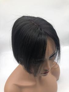 Toupet de cheveux vierges en filet noir à base Mono Offre Spéciale pour femmes 100% extensions de cheveux indiens humains réels fournisseur d'usine en gros - Product Image 5
