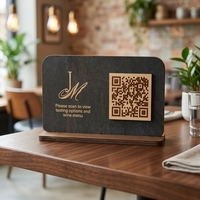 Support de menu NFC en bois