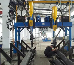 Gantry Type H Beam ARC Welding Machine for Tank Trailer Welder, h beam production line