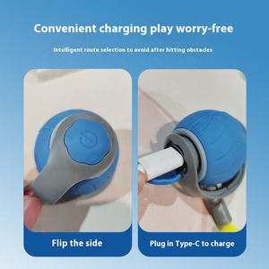 Ingrosso palla intelligente da prendere in giro per gatti giocattolo interattivo intelligente per gatti pallina mobile automatica per gatti - Product Image 6