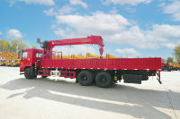 JQCM 8 tonnes Grue montée sur camion Bras de travail Grue mobile Bras télescopique Grue de camion Bras robotique à vendre