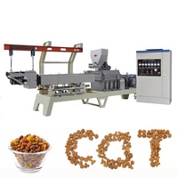Ligne de production automatique d'aliments pour animaux de compagnie, machine à fabriquer des croquettes pour chiens, extrudeuse, ligne de production d'aliments secs pour chats, chiens et poissons