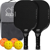 Raquette de pickleball en fibre de verre, durable, avec grip antidérapant, noyau en nid d'abeille PP, économique, pour entraînement en extérieur, logo personnalisé OEM