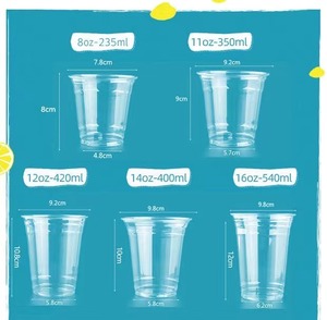 Gobelet Boba jetable en plastique PP à paroi simple, 1000 ml, grand format, épaissi, écologique et biodégradable, prix usine - Product Image 3
