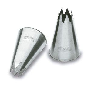 Ugelli a stella da 12 mm per decorazioni di torte - Product Image 1