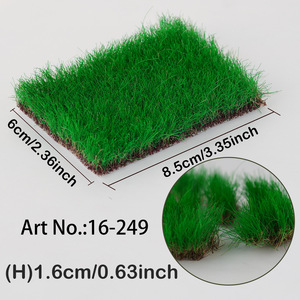 In miniatura 16mm grappolo in erba modello per la scena del tavolo di sabbia treno vetrina ferroviaria materiale Hobby - Product Image 6
