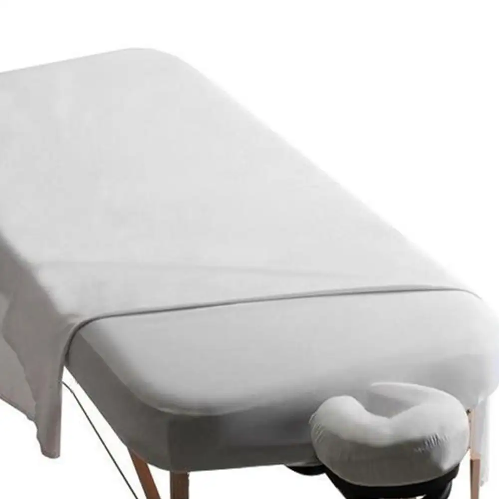 Lençol de cama de algodão spa capa facial