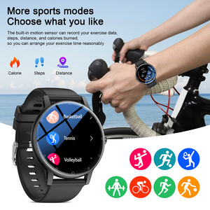 นาฬิกาสมาร์ทวอทช์ <span class=keywords><strong>LIGE</strong></span> BW0618 สำหรับผู้ชายและผู้หญิง ตรวจวัดอัตราการเต้นของหัวใจ ความดันโลหิต ติดตามกิจกรรมสุขภาพ รองรับอีเมล มาตรฐาน IP68 สายซิลิโคน - Product Image 5