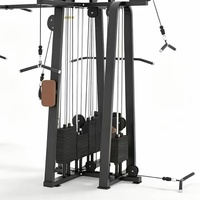 MZMM-F64 Machine de musculation multifonctionnelle asymétrique à 8 stations avec acier inoxydable et mousse pour les bras, les jambes et le dos