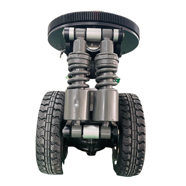 750w 48v 230mm IP65 Assembly Agv Motor Horizontal Double Rudder Drive Wheel With Steering