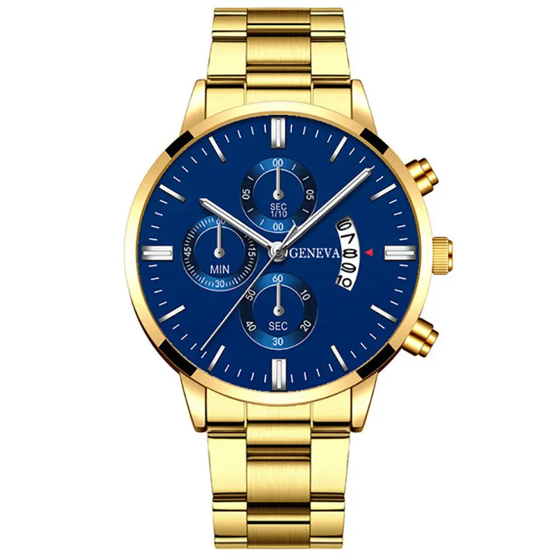 العلامة التجارية الفاخرة ساعة رجالي الفولاذ المقاوم للصدأ حزام Reloj Hombre كوارتز الأزياء الذكور ساعة اليد Relogio Masculino باجاني تصميم