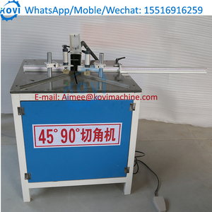 Coupeur d'angle réglable hydraulique à grande vitesse entaillant la découpeuse d'angle en métal de l'aluminium 45 degrés 90 degrés - Product Image 4