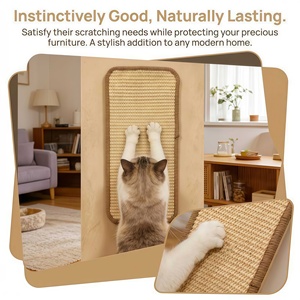 Tapis à gratter pour <span class=keywords><strong>chat</strong></span> en sisal naturel extra épais, antidérapant, sans éclats, protection des meubles, logo personnalisé, OEM, ODM, plusieurs tailles - Product Image 4