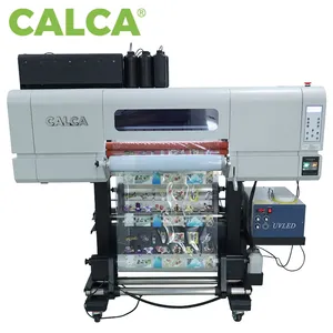 Grosir CALCA 24in UV DTF Printer SP600 dengan 3 buah I3200-U1 cetak UV Kristal Label Printer untuk mug botol Tumbler massal