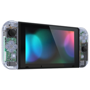 Clear Glacier Blue Full Replacement Shell for Nintendo <b>Switch</b>, Transparent Console Housing - Product Image 5