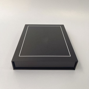 Caja de cartón en forma de libro Caja de regalo con tapa magnética personalizable para productos de salud Cosméticos Embalaje vacío - Product Image 4