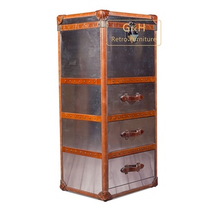 Mueble de Almacenamiento de Madera Estilo <span class=keywords><strong>Industrial</strong></span> Vintage con Cajón GH-L813A para el Hogar y la Sala de Estar de Hoteles - Product Image 1
