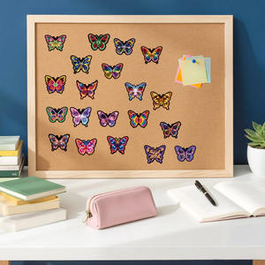 50 Piezas de Pegatinas de Vinilo de Mariposas de Neón Fáciles de Despegar, Pegatinas Decorativas Estéticas <span class=keywords><strong>para</strong></span> Patinetas, Computadoras Portátiles y <span class=keywords><strong>Cuadernos</strong></span> - Product Image 6