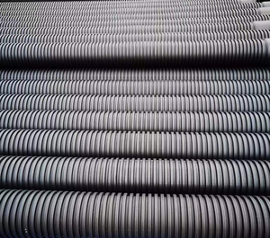 18-дюймовая двухслойная гофрированная дренажная труба HDPE dwc hdpe пластиковая водопропускная труба - Product Image 5