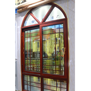 <span class=keywords><strong>Finestra</strong></span> in Alluminio con Design a Griglia Specchiata Semplice, Ultima Generazione di Finestre in Alluminio con Tettoia - Product Image 1