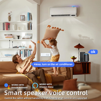 Prise intelligente multifonctionnelle WiFi/Zigbee 254 avec télécommande, interrupteur intelligent en verre trempé, indice de protection IP20, application de maison intelligente
