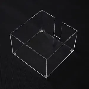 Transparante Vierkante Tissue Doos Moderne Servet Papier Houder Box Voor Home Restaurants