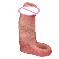 ORALSX Manchon de pénis ouvert, Agrandisseur de pénis, Améliorateur sexuel pour couples, Manchon creux pour pénis, Jouets sexuels pour couples