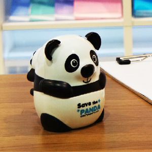 Deli Panda Pencil Sharpener No.0518 Plastic For Kids School Use - Product Image 2