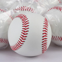 Balle de baseball en PVC rigide, 9 pouces, avec logo personnalisé, pour compétition et entraînement des enfants