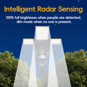 Caméra solaire <span class=keywords><strong>de</strong></span> surveillance <span class=keywords><strong>avec</strong></span> éclairage public, suivi humain, 3 objectifs, audio bidirectionnel, étanche - Product Image 5
