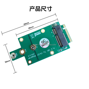 NGFF M.2 Clé B à M.2 Clé E 2230/2242/3052 Wifi6E Wifi7 Bluetooth 5.4 Adaptateur de carte réseau pour AX200NGW BE200NGW <span class=keywords><strong>AX210NGW</strong></span> - Product Image 3