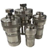 Reator de síntese hidrotérmica revestida, reator de aço inoxidável de laboratório químico de 10ml