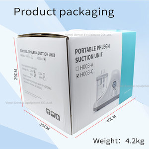 Aspiratore elettrico dentale portatile con bottiglia da 1000ml 0.075Mpa aspiratore chirurgico ad alta pressione negativa - Product Image 6