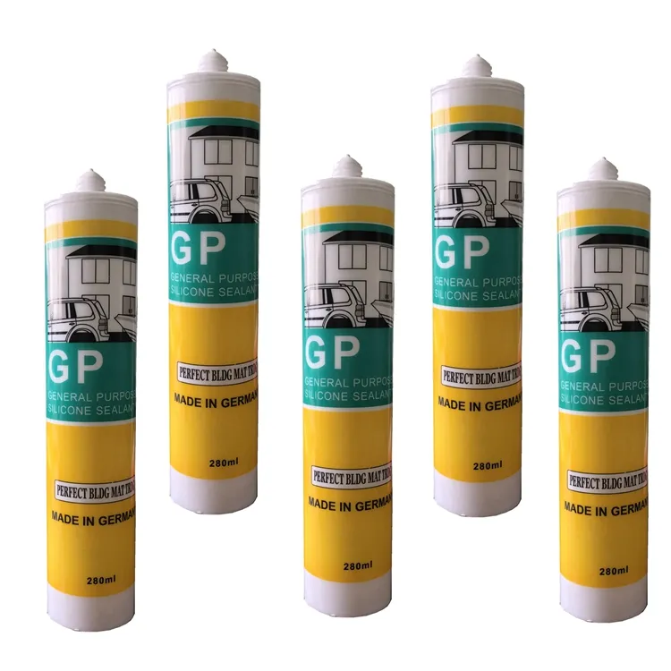 Chịu nhiệt độ cao Silicone sealant Sealant không thấm nước rõ ràng thép không gỉ Glass Chất bịt kín dính keo